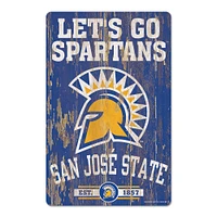 WinCraft San Jose State Spartans 11'' x 17'' Wood Sign