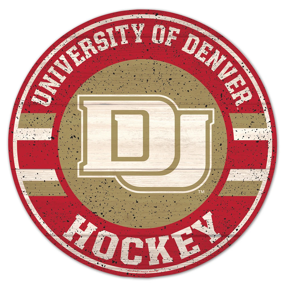 WinCraft Denver Pioneers 11'' x 17'' Wood Sign