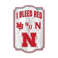WinCraft Nebraska Huskers 11'' x 17'' Wood Sign