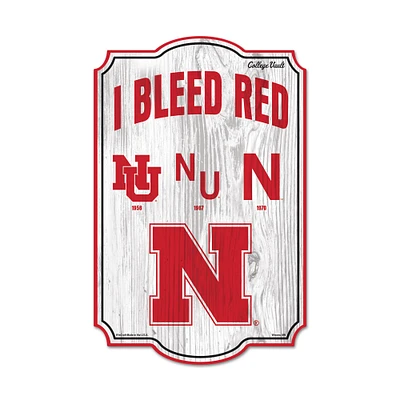 WinCraft Nebraska Huskers 11'' x 17'' Wood Sign