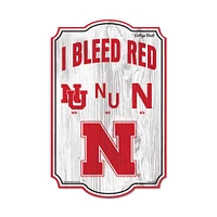 WinCraft Nebraska Huskers 11'' x 17'' Wood Sign