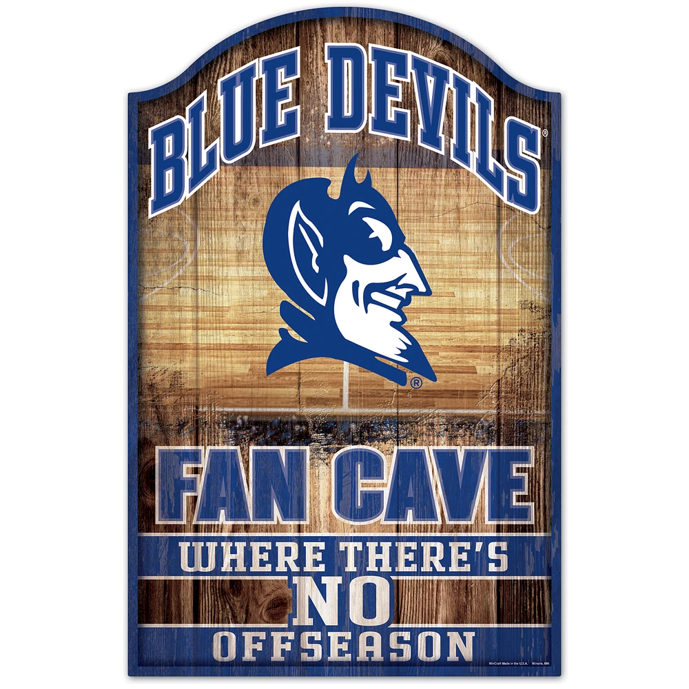WinCraft Duke Blue Devils 11'' x 17'' Wood Sign