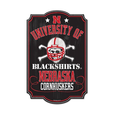 WinCraft Nebraska Huskers 11'' x 17'' Wood Sign