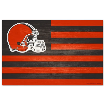 WinCraft Cleveland Browns 11'' x 17'' Wood Sign