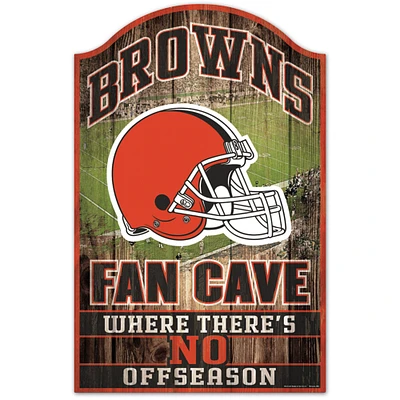 WinCraft Cleveland Browns 11'' x 17'' Wood Sign