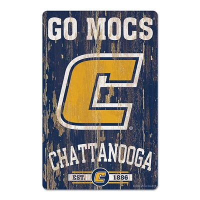 WinCraft Tennessee Chattanooga Mocs 11'' x 17'' Wood Sign