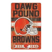 WinCraft Cleveland Browns 11'' x 17'' Wood Sign
