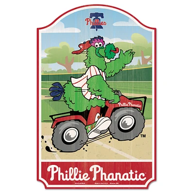 WinCraft Philadelphia Phillies 11'' x 17'' Wood Sign