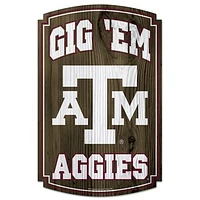 WinCraft Texas A&M Aggies 11'' x 17'' Wood Sign