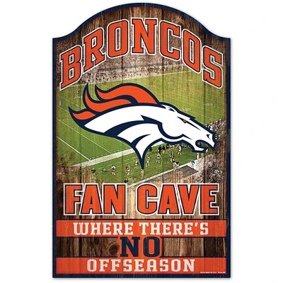 WinCraft Denver Broncos 11'' x 17'' Wood Sign