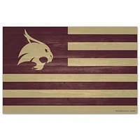 WinCraft Texas State Bobcats 11'' x 17'' Wood Sign