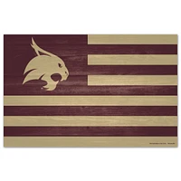 WinCraft Texas State Bobcats 11'' x 17'' Wood Sign
