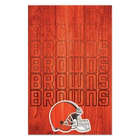 WinCraft Cleveland Browns 11'' x 17'' Wood Sign