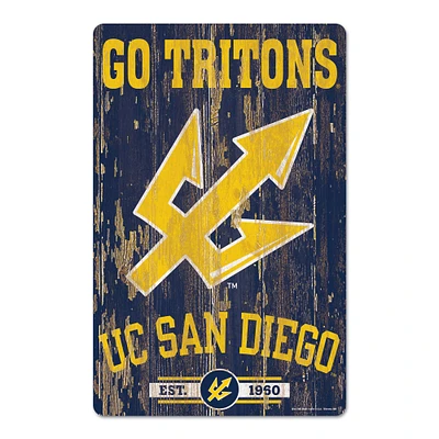 WinCraft UC San Diego Tritons 11'' x 17'' Wood Sign