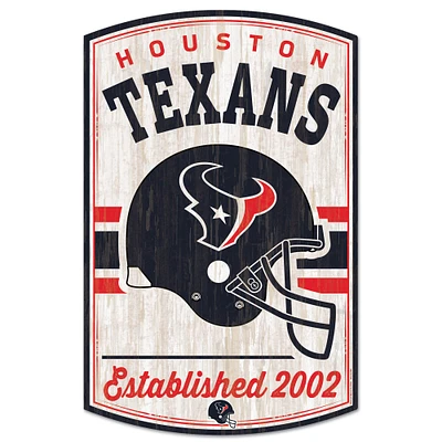 WinCraft Houston Texans 11'' x 17'' Wood Sign