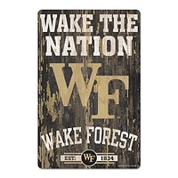 WinCraft Wake Forest Demon Deacons 11'' x 17'' Wood Sign