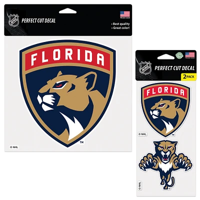 WinCraft Florida Panthers Perfect Cut Decal Two-Pack Set