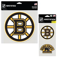 WinCraft Boston Bruins Perfect Cut Decal Two-Pack Set