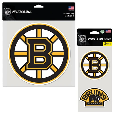 WinCraft Boston Bruins Perfect Cut Decal Two-Pack Set