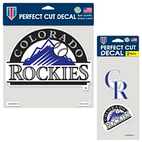 WinCraft Colorado Rockies Perfect Cut Decal Two-Pack Set