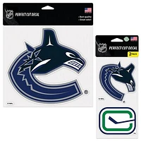 WinCraft Vancouver Canucks Perfect Cut Decal Two-Pack Set