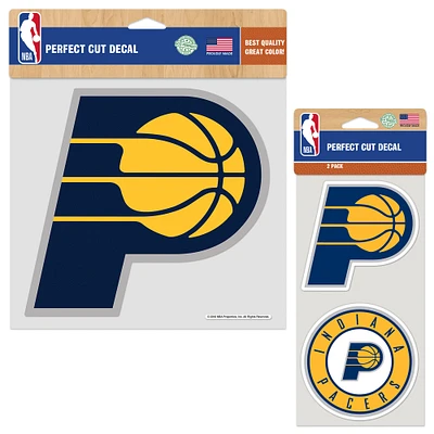 WinCraft Indiana Pacers Perfect Cut Decal Two-Pack Set