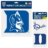 WinCraft Duke Blue Devils Three-Pack Perfect Cut Decals