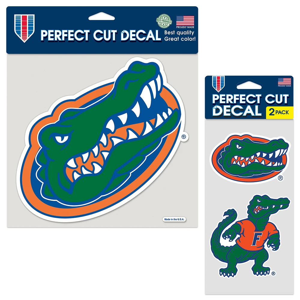 WinCraft Florida Gators Perfect Cut Decal Two-Pack Set