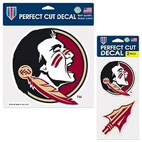 WinCraft Florida State Seminoles Three-Pack Perfect Cut Decals