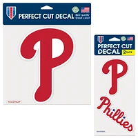 WinCraft Philadelphia Phillies Three-Pack Perfect Cut Decals