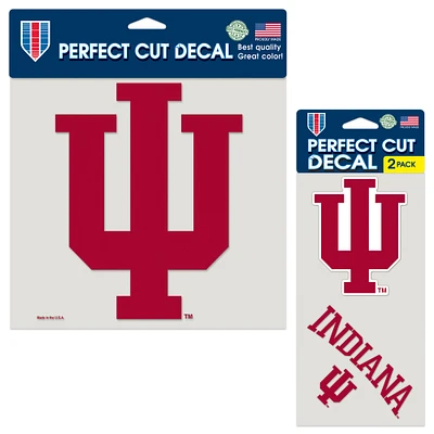 WinCraft Indiana Hoosiers Perfect Cut Decal Two-Pack Set