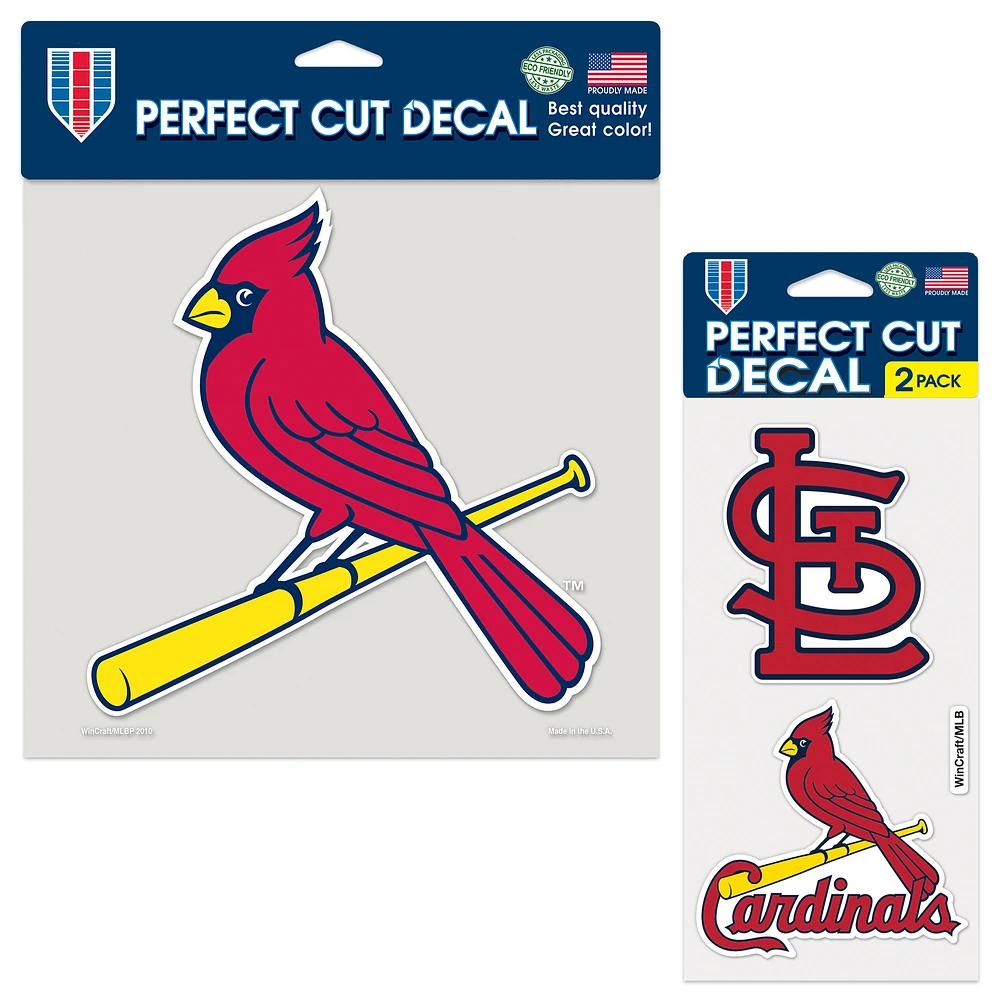 WinCraft St. Louis Cardinals Perfect Cut Decal Two-Pack Set