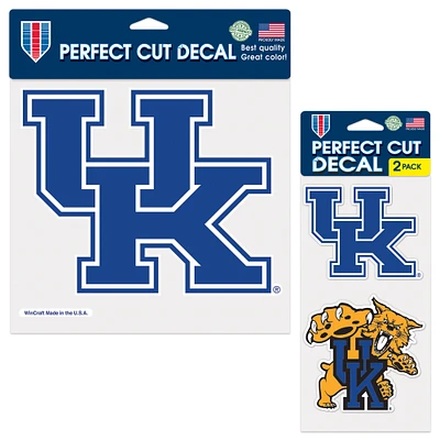 WinCraft Kentucky Wildcats Three-Pack Perfect Cut Decal Sheet