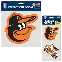 WinCraft Baltimore Orioles Three-Pack Perfect Cut Decals