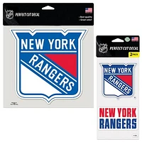 WinCraft New York Rangers Three-Pack Perfect Cut Decals