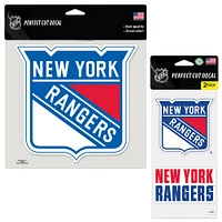 WinCraft New York Rangers Three-Pack Perfect Cut Decals