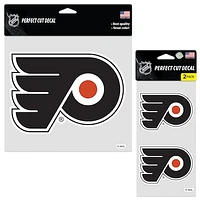 WinCraft Philadelphia Flyers Three-Pack Perfect Cut Decals