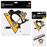 WinCraft Pittsburgh Penguins Three-Pack Perfect Cut Decals