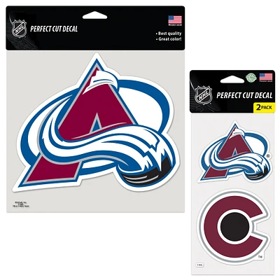 WinCraft Colorado Avalanche Three-Pack Perfect Cut Decals