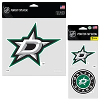 WinCraft Dallas Stars Three-Pack Perfect Cut Decals