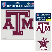 WinCraft Texas A&M Aggies Three-Pack Perfect Cut Decal Sheet