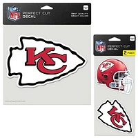 WinCraft Kansas City Chiefs Three-Pack Perfect Cut Decal Sheet