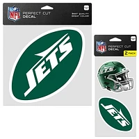 WinCraft New York Jets Three-Pack Perfect Cut Decals