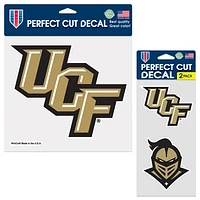 WinCraft UCF Knights Perfect Cut Decal Two-Pack Set