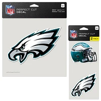 WinCraft Philadelphia Eagles Three-Pack Perfect Cut Decals