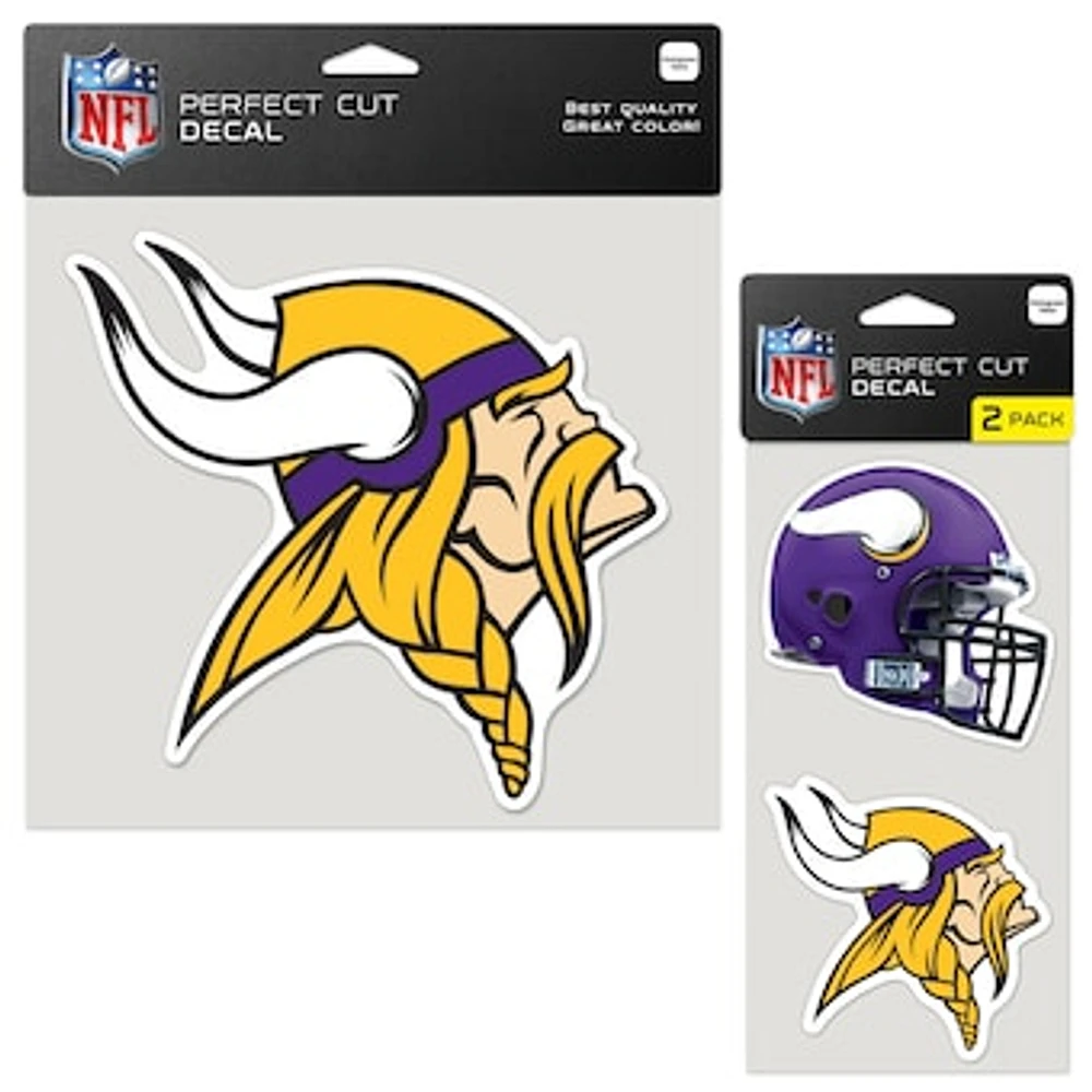 WinCraft Minnesota Vikings Perfect Cut Decal Two-Pack Set