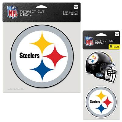 WinCraft Pittsburgh Steelers Three-Pack Perfect Cut Decals