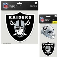 WinCraft Las Vegas Raiders Three-Pack Perfect Cut Decal Sheet