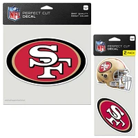 WinCraft San Francisco 49ers Three-Pack Perfect Cut Decal Sheet