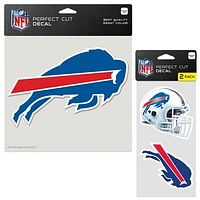 WinCraft Buffalo Bills Three-Pack Perfect Cut Decals